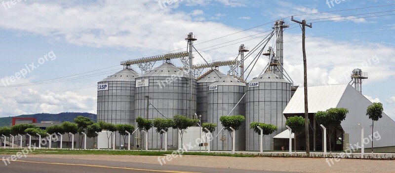 Silos Industry Architecture Agriculture Food