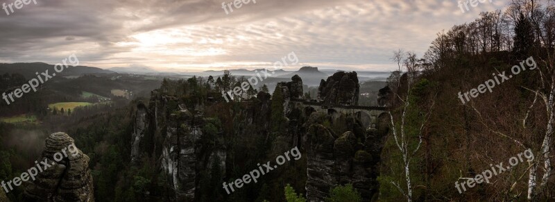 Panorama Nature Panoramic Image Sky Landscape