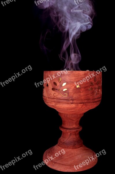 Retro Incense Smoker Fire Flame