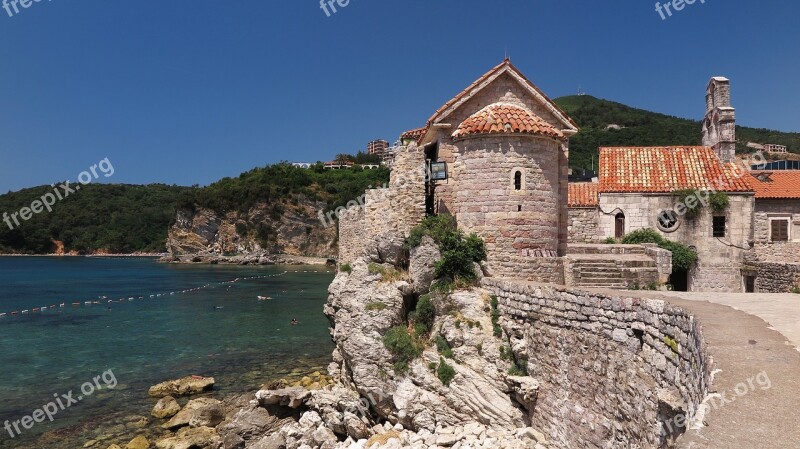 Holidays Montenegro Old Town Sea Budva