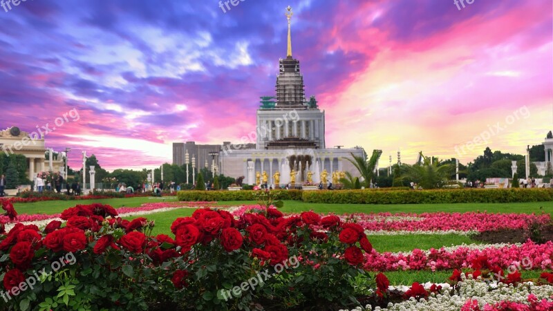 Architecture Sky Flower Outdoors Panoramic