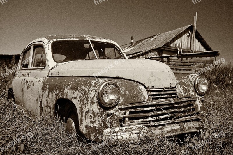 Vehicle The Transportation System Car Nostalgia The Abandoned