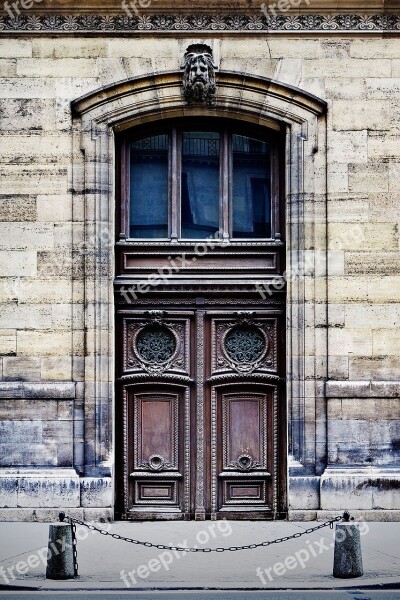 Paris France Architecture City Door