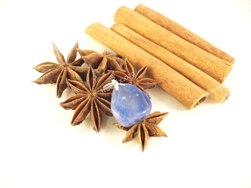 Cinnamon Spice Anise Szodalit Semi-precious Stones