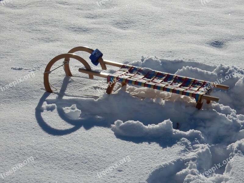 Winter Snow Vehicle Slide Toboggan