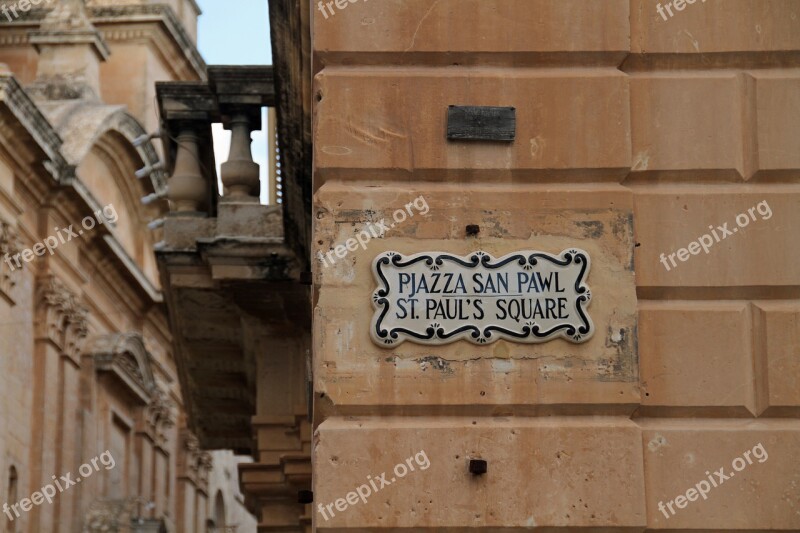 Street Sign Plate Old Wall Name