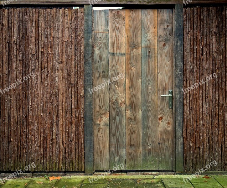 Door Garden Door Wooden Door Back Door Planks