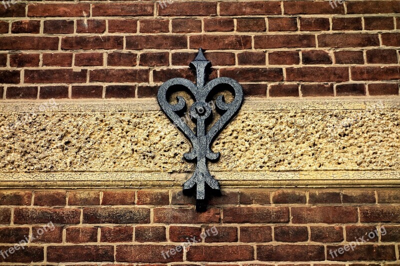 Wall Brick Wall Ornament Decoration Symbol