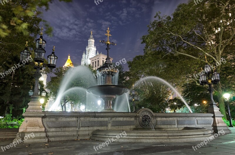 Travel Architecture Fountain Tourism City