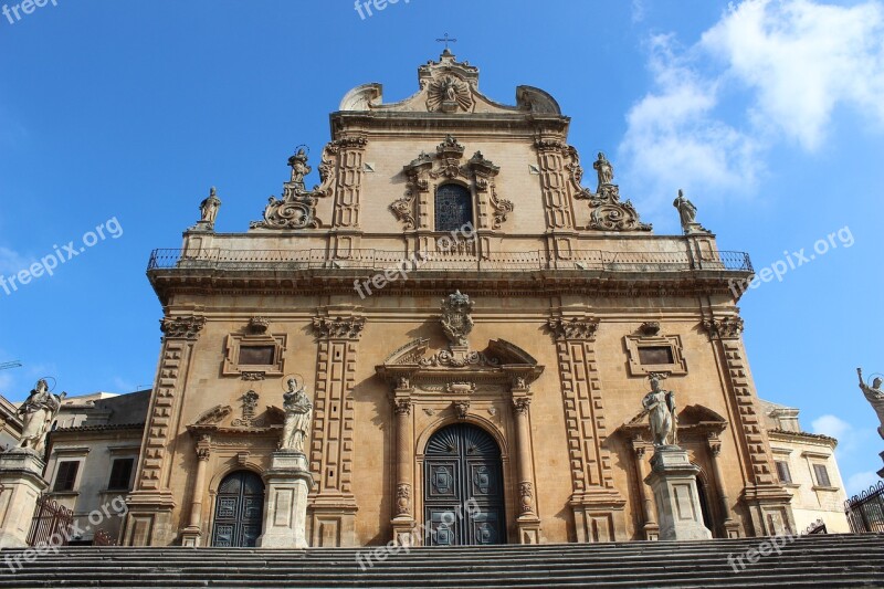 The Cathedral Of San Pietro Edit Sicily Free Photos