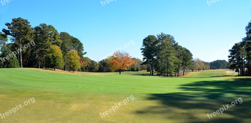 Golf Grass Tee Nature Course