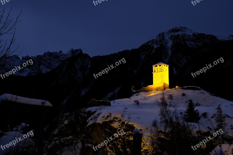 Nature Panorama Mountain Snow Travel