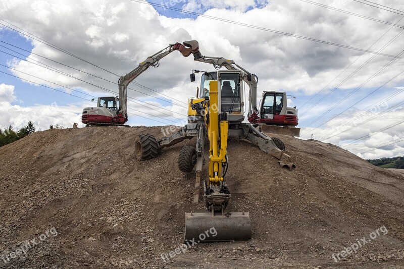 Machine Excavators Tractor Earth Industry