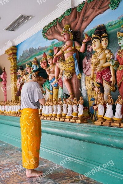 Tourist Temple Buddhist Travel Human