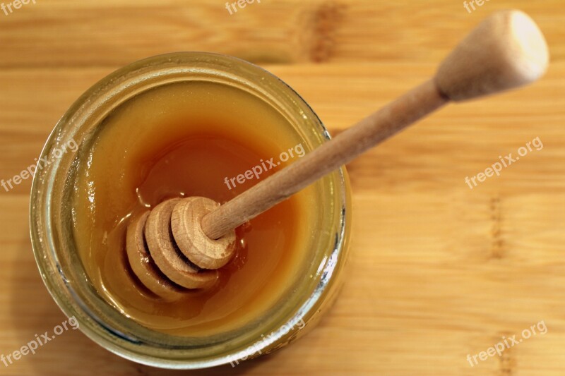 Wood Honey Spoon Dipper Woods