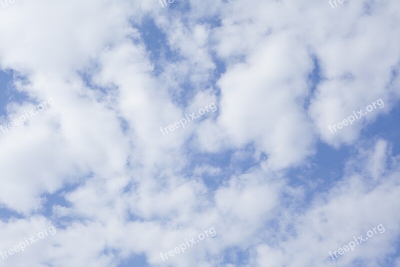 Clouds Blue Nature Summer Cloud