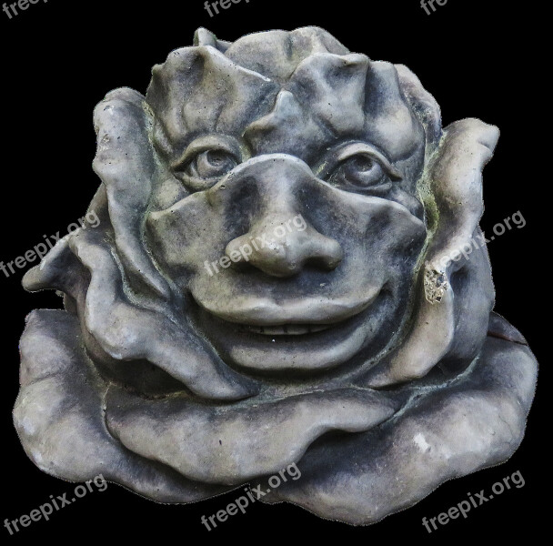 Face Cabbage Head Ceramic Dwarf