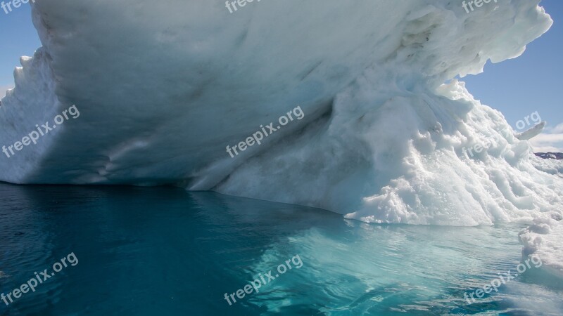 Drift Ice Sea Wilderness Ice Landscape