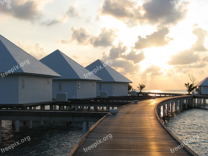 Waters Sky Travel Bridge Horizontal