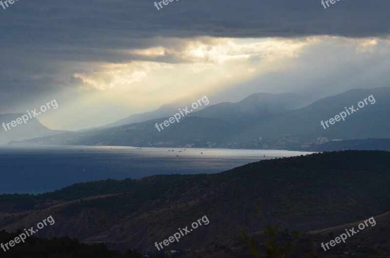 Nature Mountain Panoramic No One Landscape