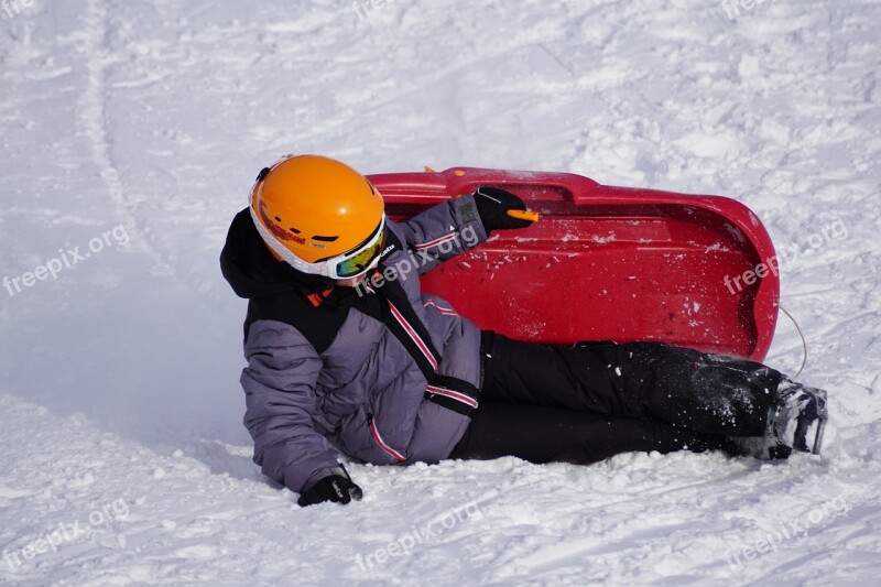 Safety Glasses Skiers Toboggan Slide Snow