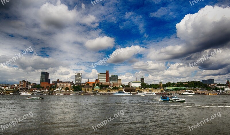 Hamburg Water Ships Port Of Hamburg Port City