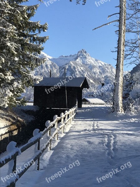 Snow Winter Cold Ice Bludenz Austria