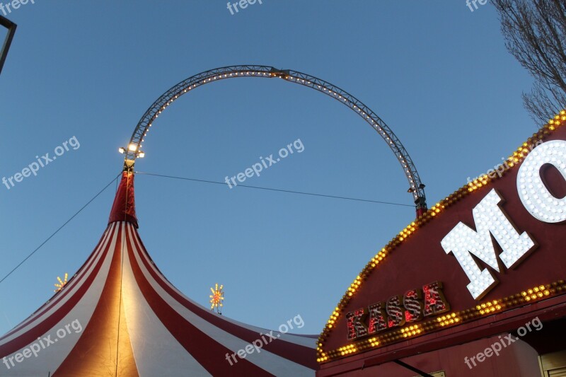 Circus Evening Circus Tent Tent Funds