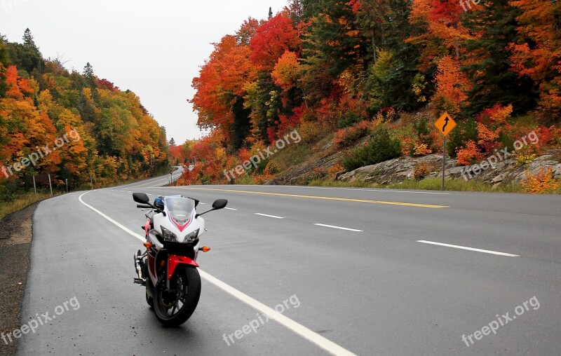 Road Transportation System Drive Honda Cbr500r Riding