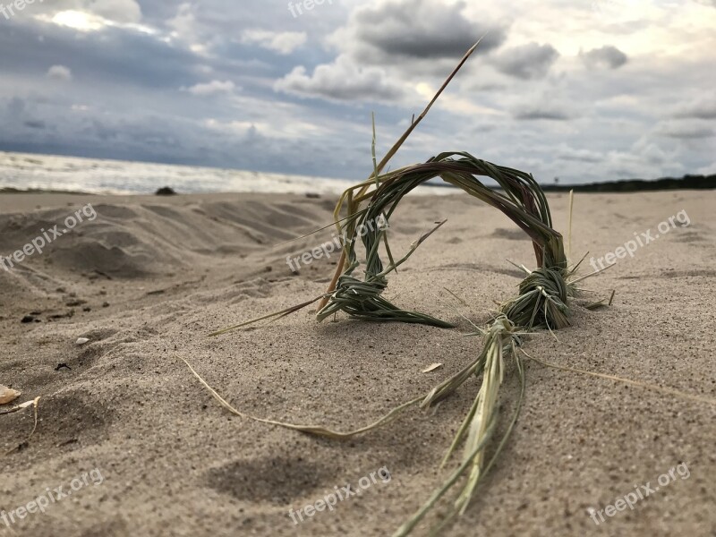 Baltic Sea Usedom Reed Bound Clouds