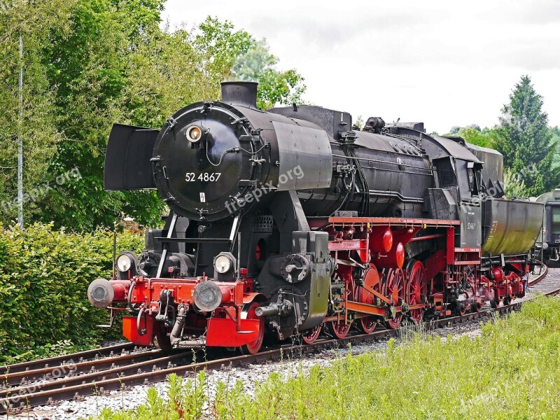 Steam Locomotive Goods Train Locomotive Museum Locomotive Rank Implement