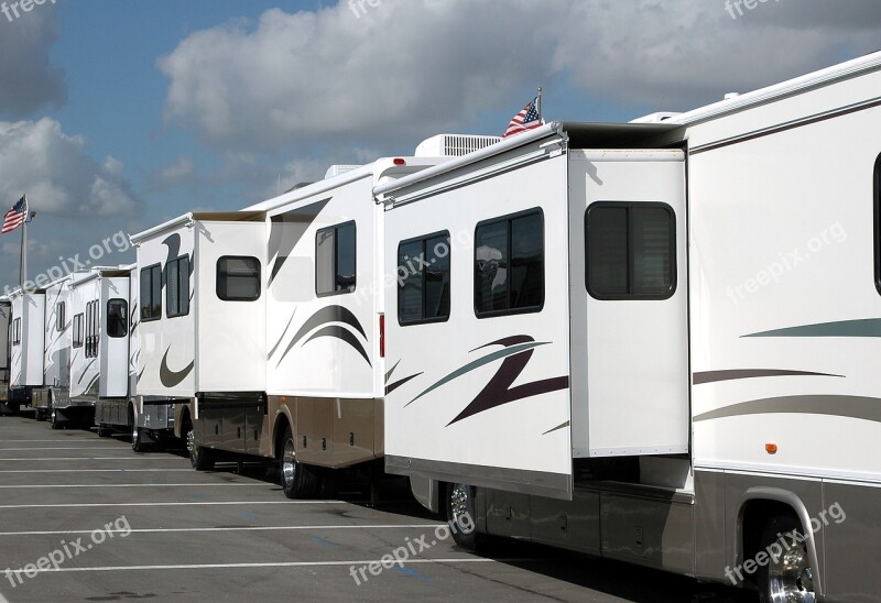 Recreational Vehicle Camping Travel Camper Vehicle