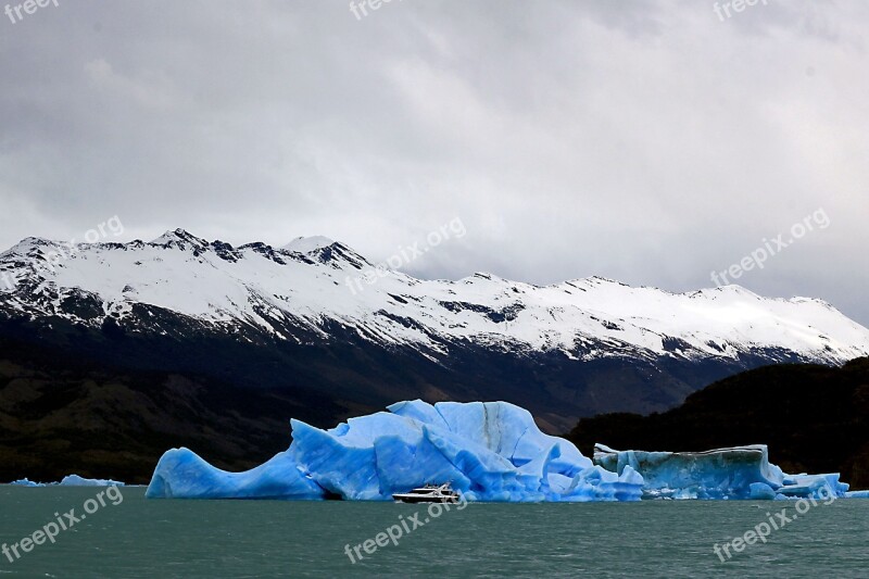 Ice Glacier Iceberg Snow Fusion