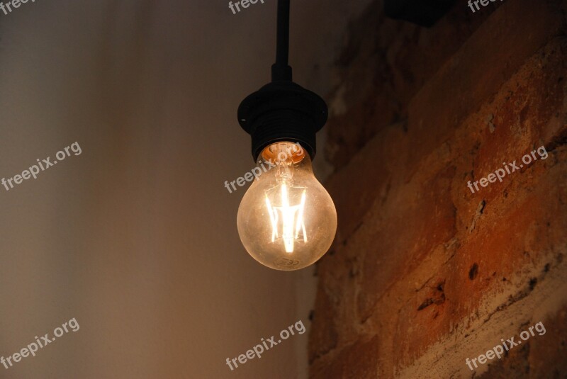 Lamp Light Bulb Indoors Illuminated