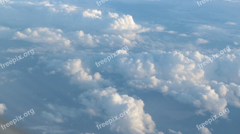 Downy Nature Cloudscape Summer Cloudiness