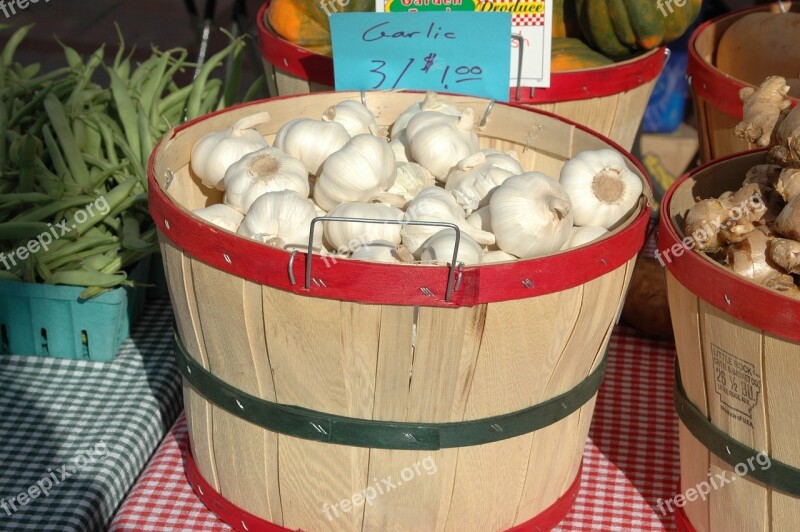 Food Container Basket Garlic For Sale