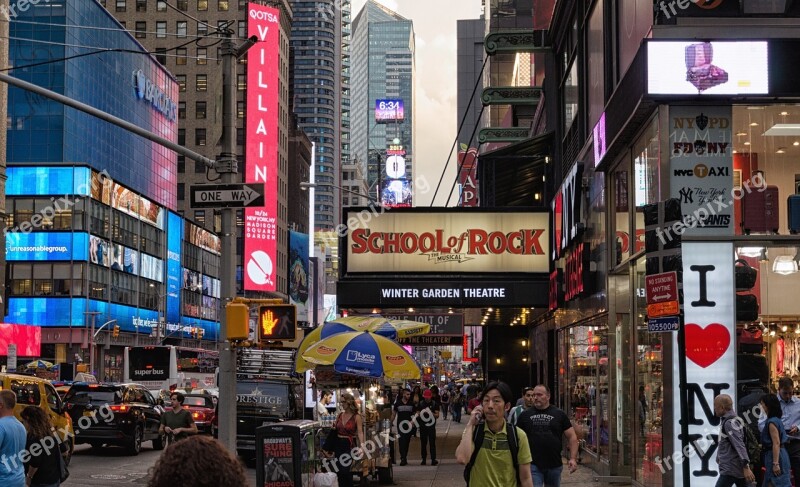 Road City Tourism Billboard Neon