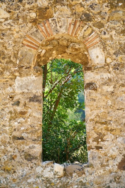 Wall Old Stone Architecture Nature