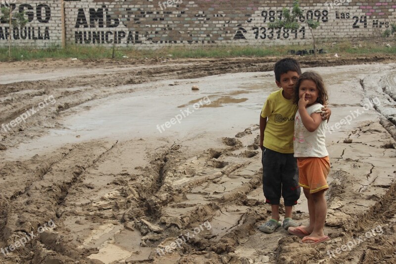 Open Air People Soil Child Mud