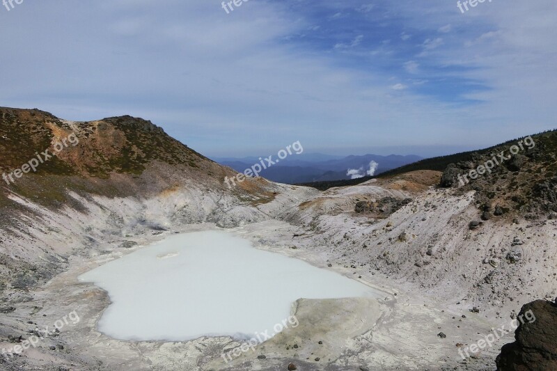 Japan Natural Landscape Crater Volcanic Lake