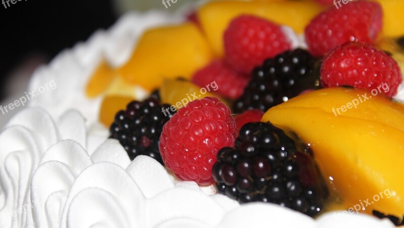 Fruit Sweet Food Delicious Raspberry