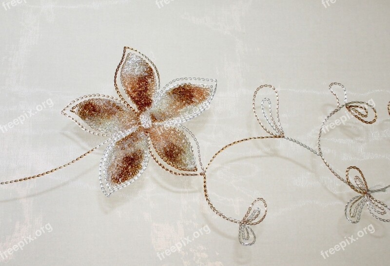 Flower Theme Decoration Ornament Web