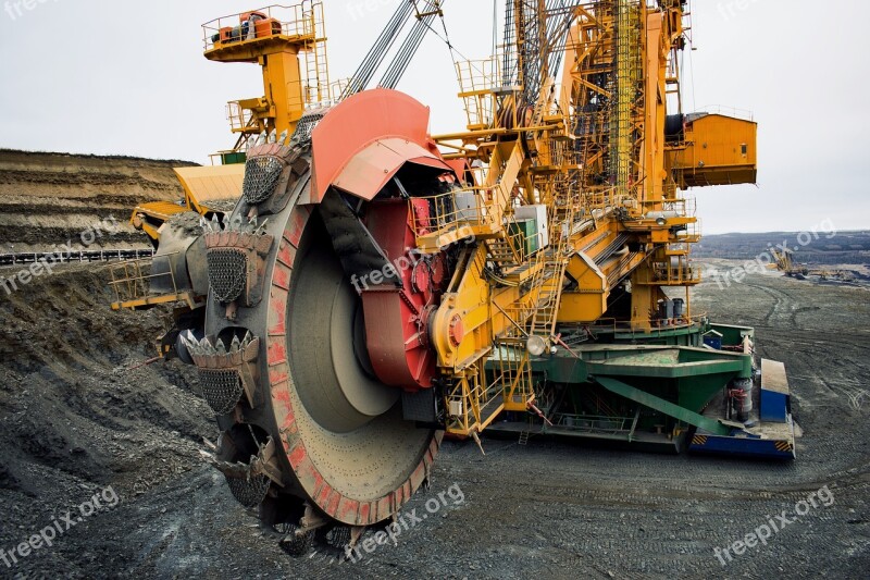 Machine Excavator Coal Mining Industry Mines