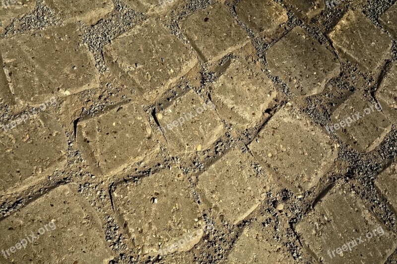 Stones Blocks Rock Wall Embankment