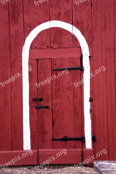 Wood Door Wooden House Doorway