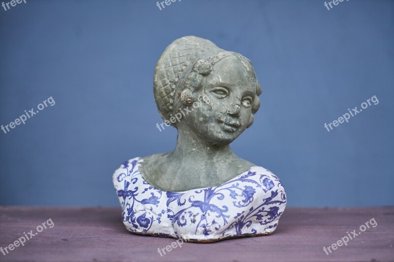 Sculpture Art Portrait Woman Model