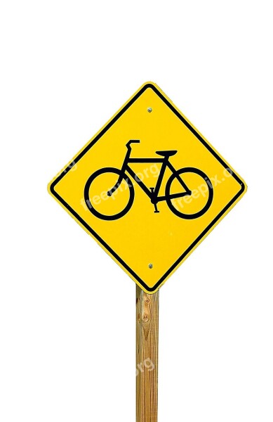 Warning Traffic Danger Safety Bike