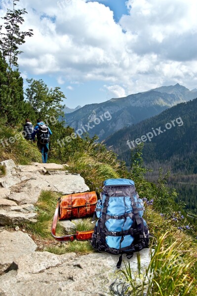 Backpack Equipment Mountains Bag Tourism