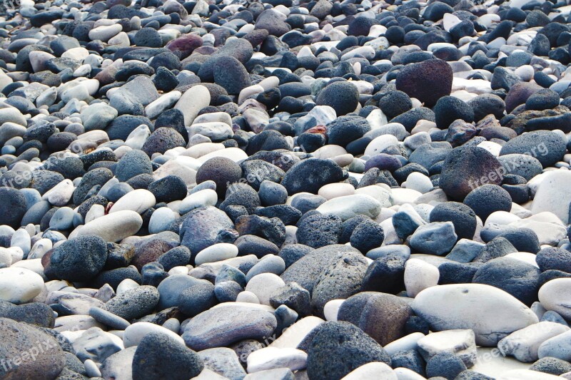 Pebble Pebbles Stones Roche Grey