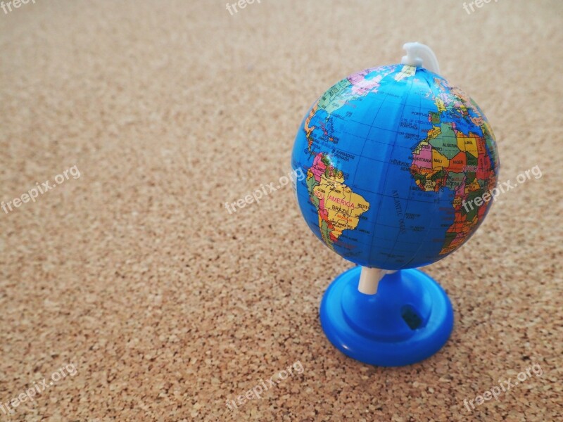 Globe World Earth Continents Background